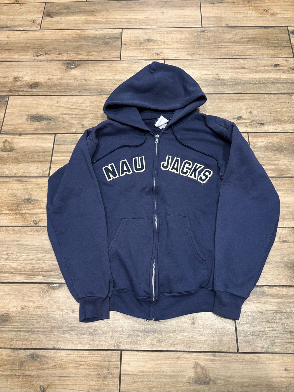 Y2K Northern Arizona University Jacks NAU Fullzip Champion Hoodie Size S